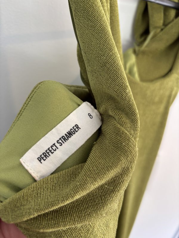 perfect stranger green dress Perfect Stranger Alba Structured Mini Dress Khaki Green